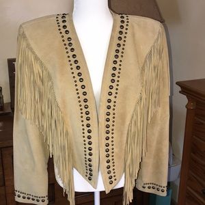 Vintage Frontier Collection Suede Bolero Jacket